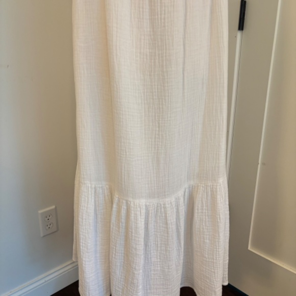 Button Front Gauze Dress - Picture 6 of 8